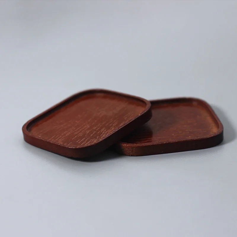 Ob11 بيت الدمية الملحقات مصغرة صينية الشاي لعبة مجسمة محاكاة النمط الياباني واقعية خشبية مربع صينية دمية ديكور