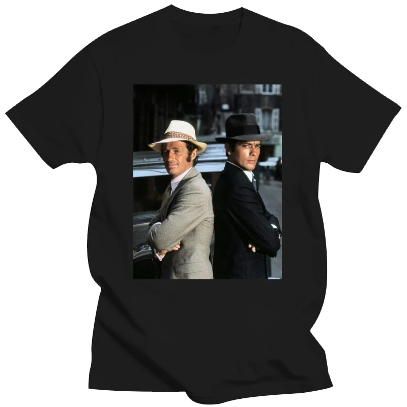 Tee-shirts Alain Delon jean paul belmondo movie vintage top quality