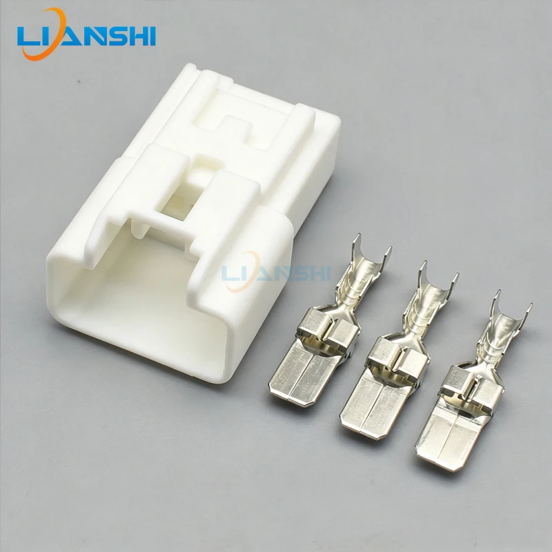 3 Pin DJ7035YA-7.8-11/21 6520-1466 Automotive Wire Harness Connector Plug For Toyota Nissan Honda Mazda Fan Resistor Sensor