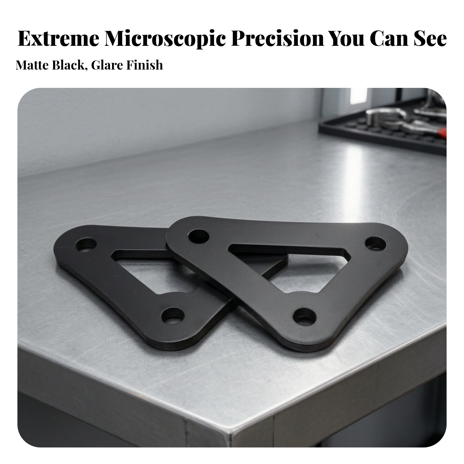 2 Pieces Lowering Link Plates Long-Lasting Motorcycle Lowering Link Kit Hardware Bolt-on Low-Position