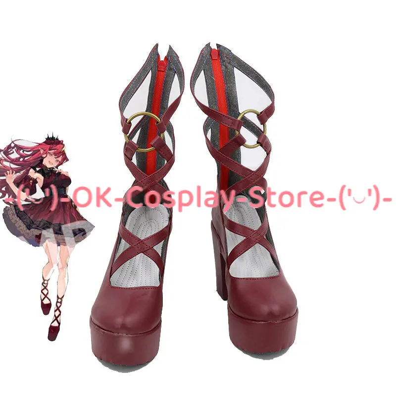 

FGO Fairy Knight Tristan Cosplay Shoes PU Leather Sandals Halloween Carnival Boots Cosplay Prop Custom Made