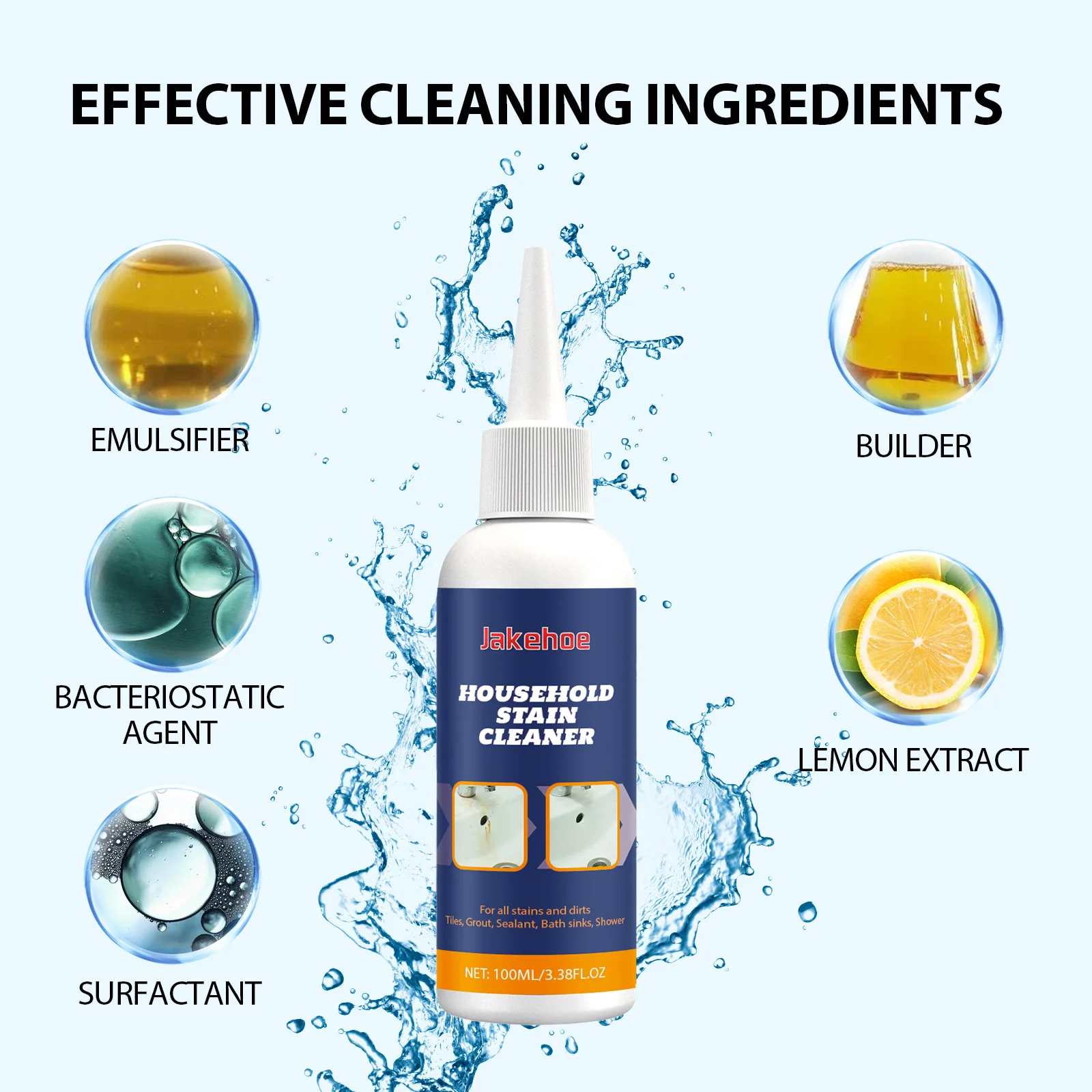 Household Mold Remover Gel Deep Down Wall Mold Mildew Cleaning Agent Tile Cleaner Floor Wall Mold Detergent Stain Cleaner