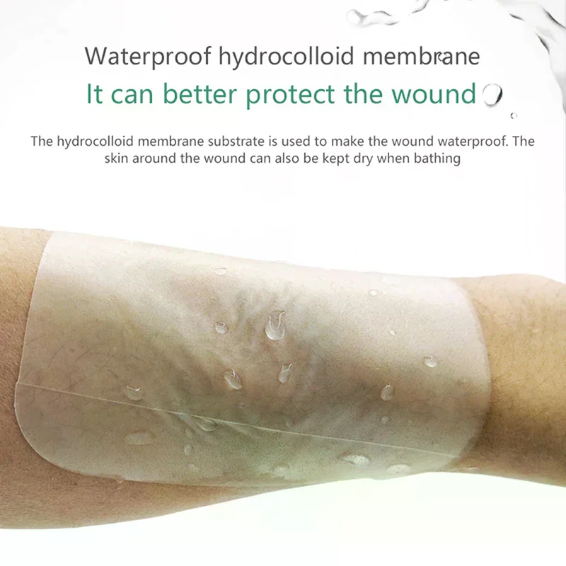 Ultra Thin Hydrocolloid Adhesive Dressing Transparent Breathable Waterproof Patches High Quality Durable Material
