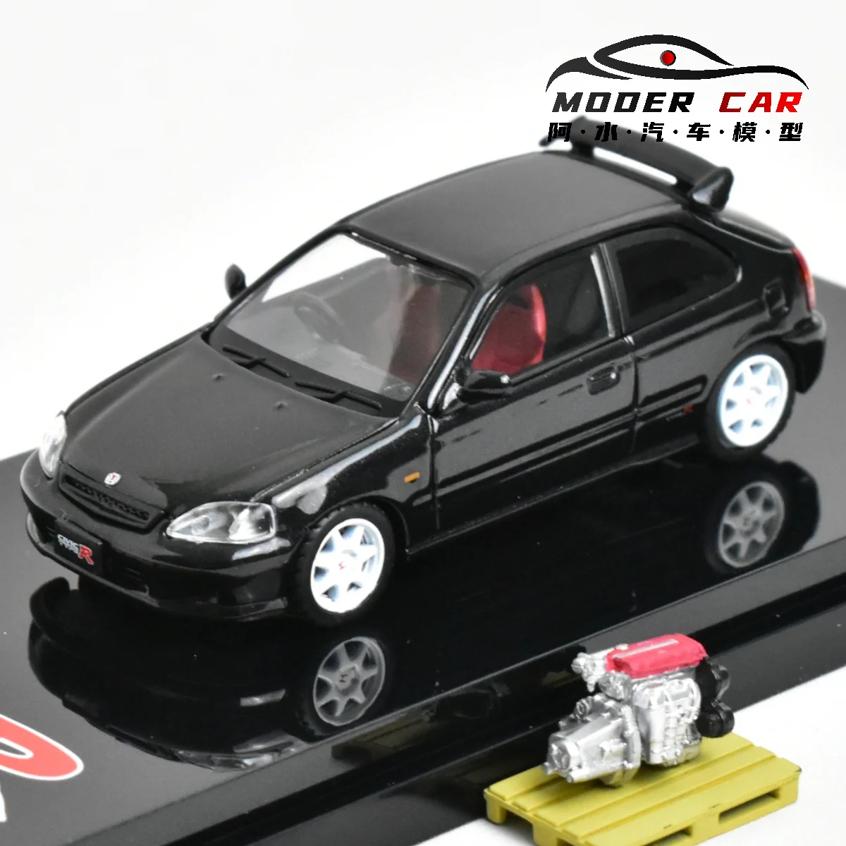 

Hobby Japan HJ 1:64 Civic Type R 6 EK9 Diecast Model Car