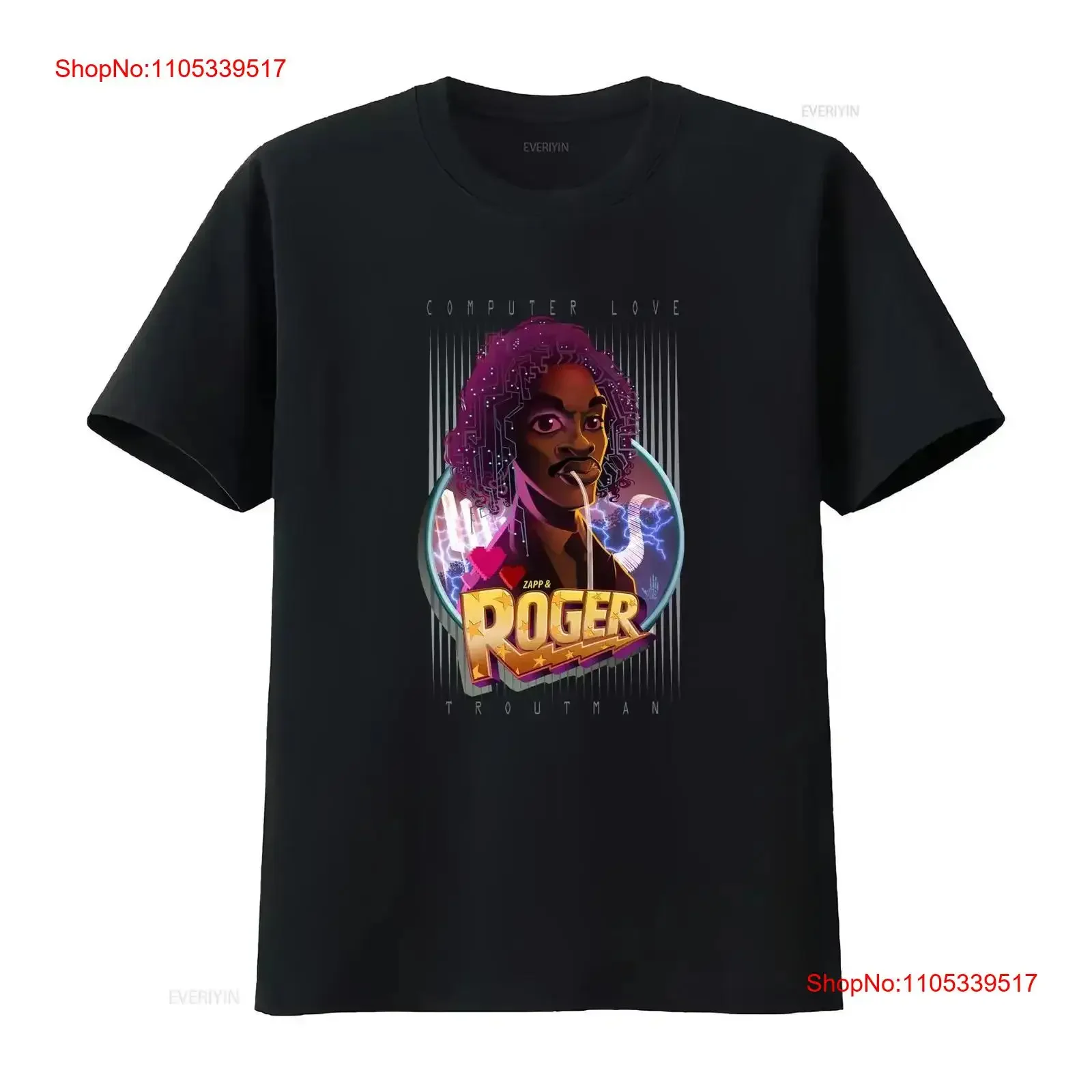 Zapp Roger Computer Love The New IV U Larry Lester Terry Troutman T Shirt vintage Washed designer clothes graphic Slightly