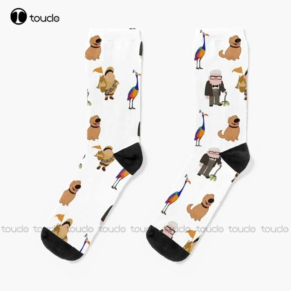 

Носки с персонажами Adventure Is Out There, забавные мужские носки, подарок на День Благодарения, Рождество, Новый год, унисекс, для взрослых, подростков, молодежи, носки