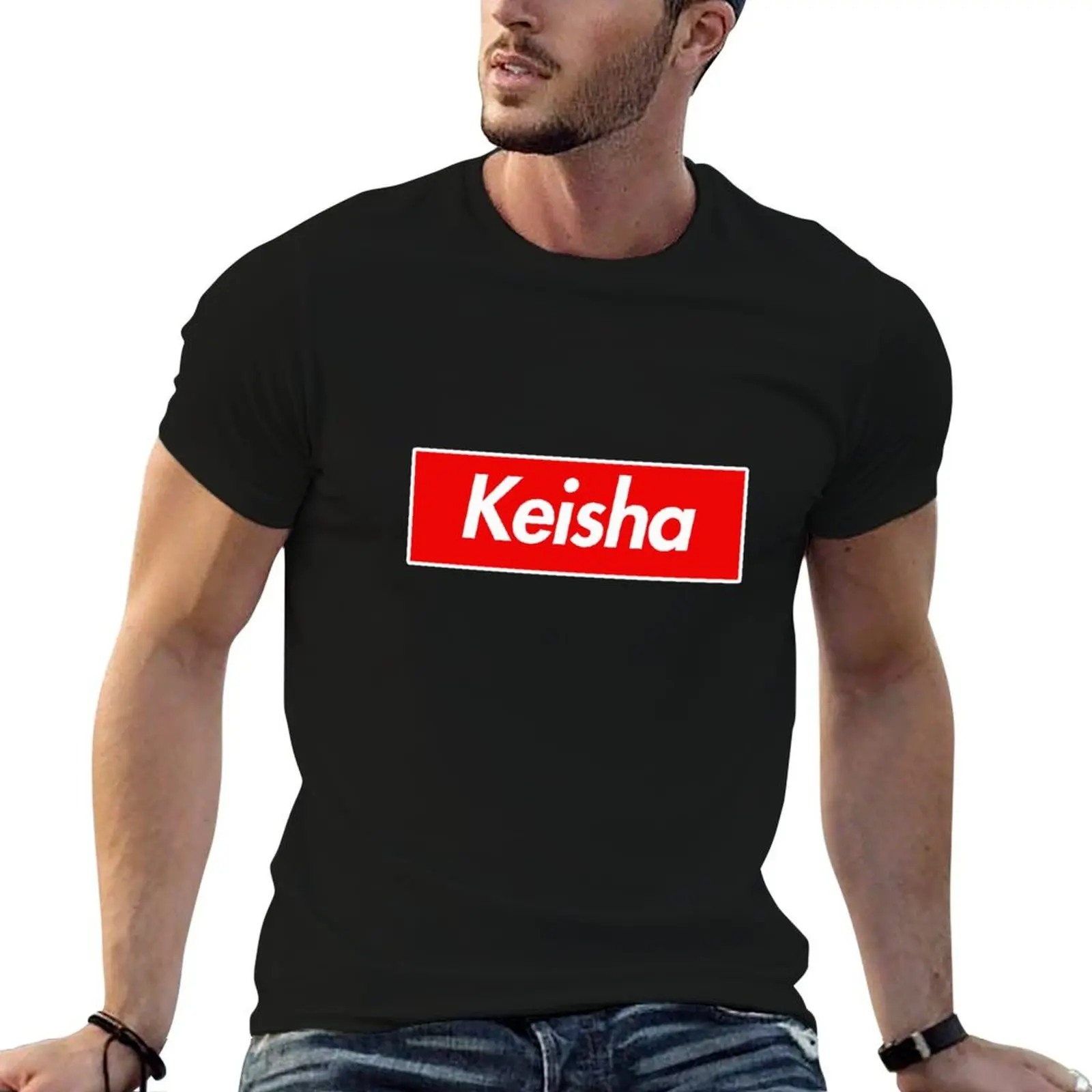 Keisha Name Label - Gift For Female Named Keisha T-Shirt plus size clothes graphic tee shirt mens graphic t-shirts pack