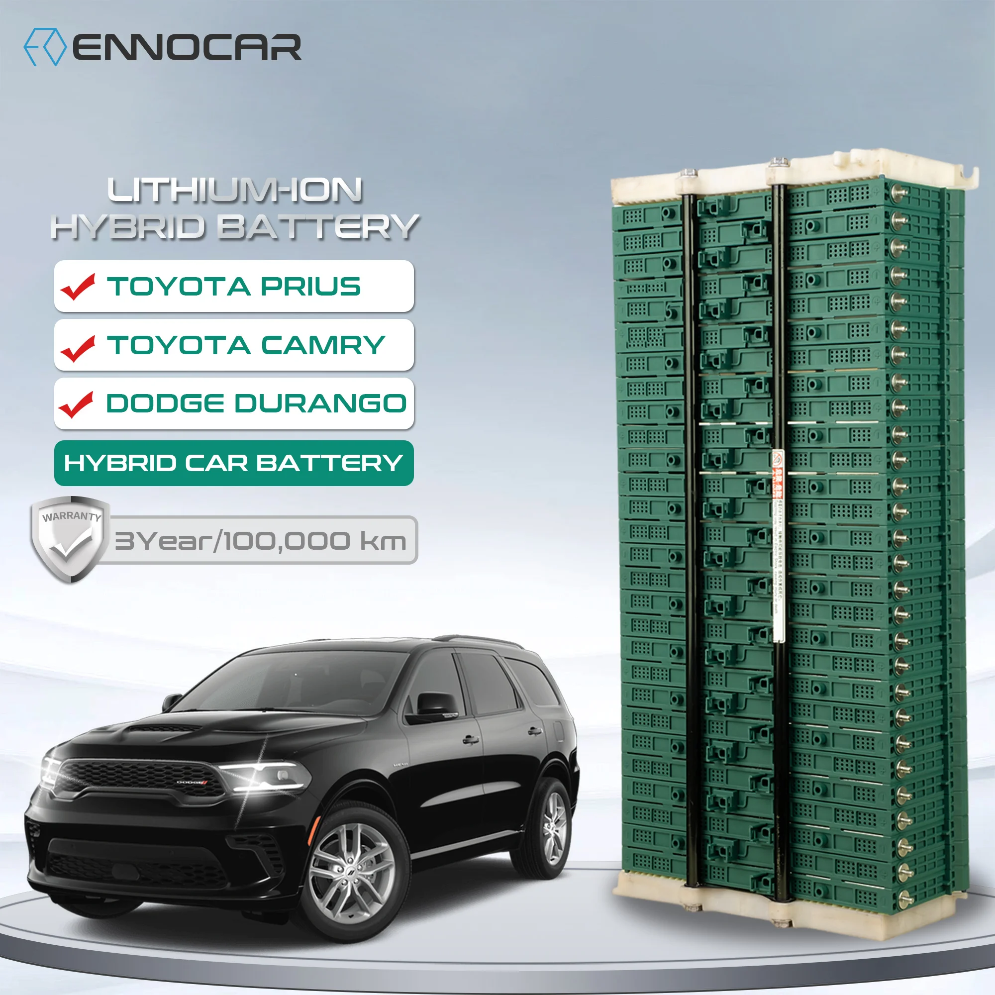 3 ans de garantie 7.2V 6.5Ah Li-ion batterie hybride automatique pour voiture hybride Durango IS 300H Chrysler Aspen