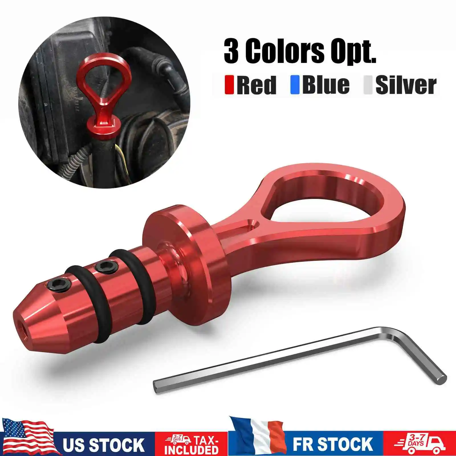 

(EU&US Stock)BEVINSEE Oil Dipstick Handle For BMW E46 316i 325i 328i 330i E39 525i 530i 528i Z4 E85 E86 M52TU M54 Engine