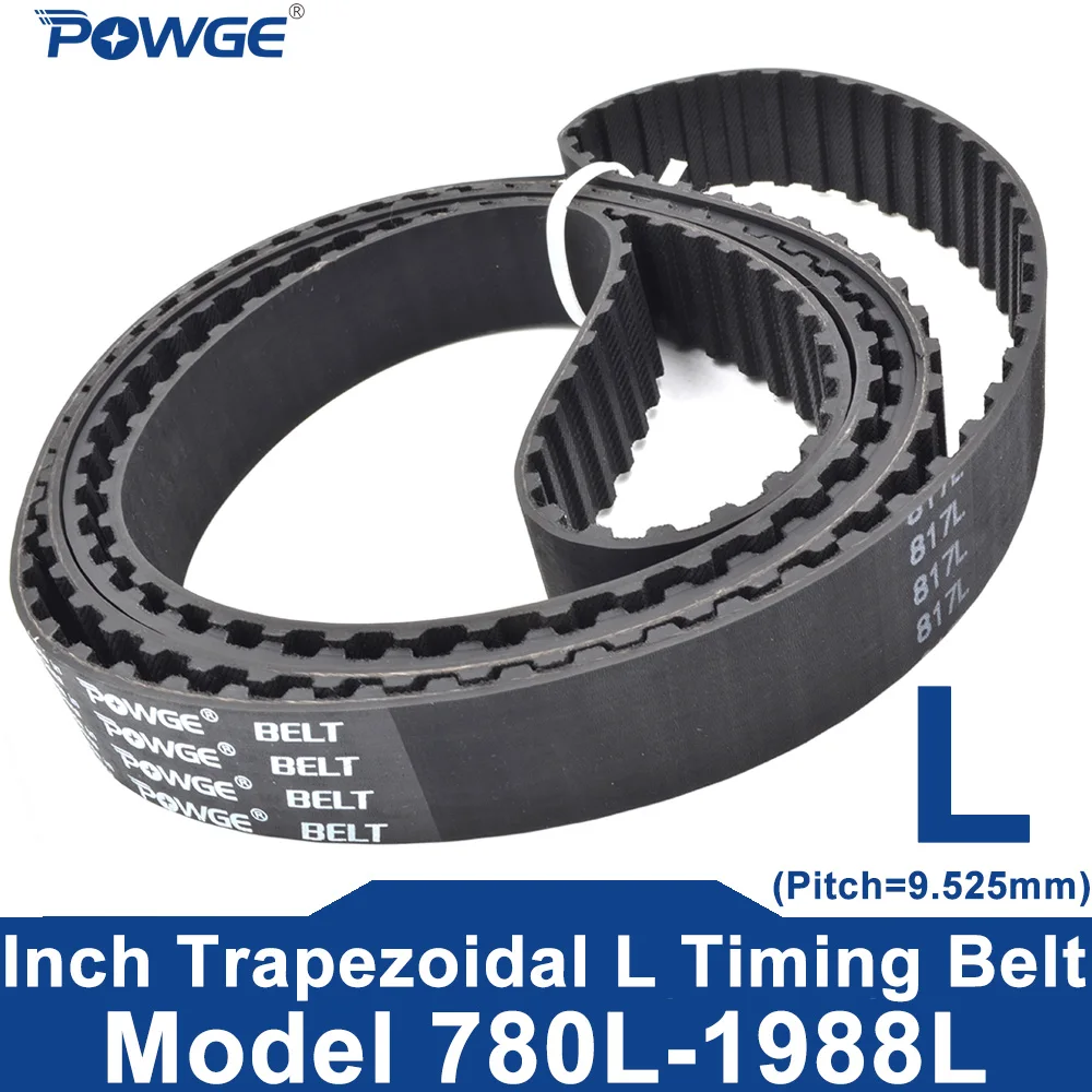 

POWGE L Timing belt 780L to 1988L Width 10-50mm 780 788 791 806 817 855 863 874 881 889 900 915 934 938 971 982 994 1028 1043