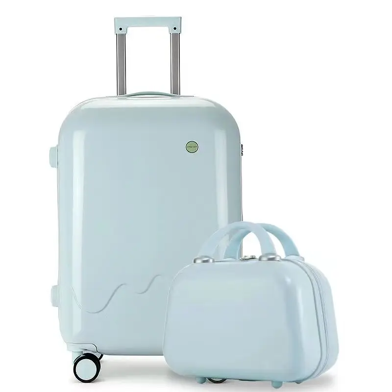 Ice-cream Suitcase Ladies Good-looking Luggage Universal Wheel Students Trolley Case 20-inch Carry-on Suitcase Luggage Set