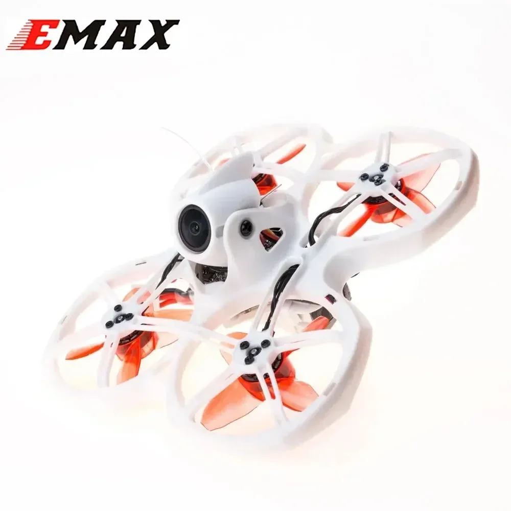 HawkSpeed EMAX Tinyhawk II 75mm Whoop FPV Drone, RTF FrSky D8 Runcam Nano2, 25-200mW VTX 5A ESC, 1-2S Indoor Outdoor Racing