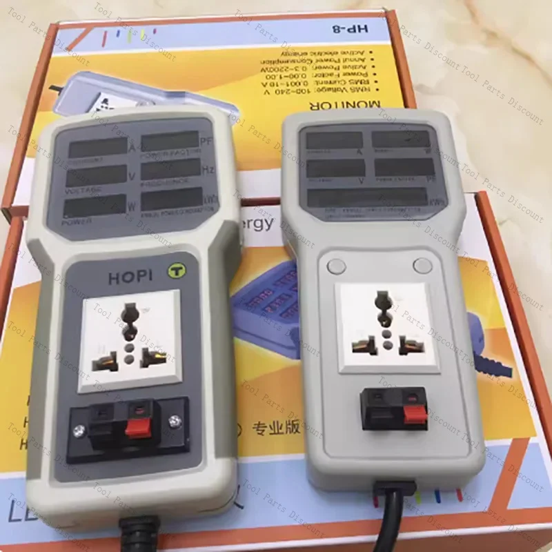 In Stock HOPI-9800 Handheld Meter Analyzer LED Metering Socket Measurable Current-Voltage Power Factor