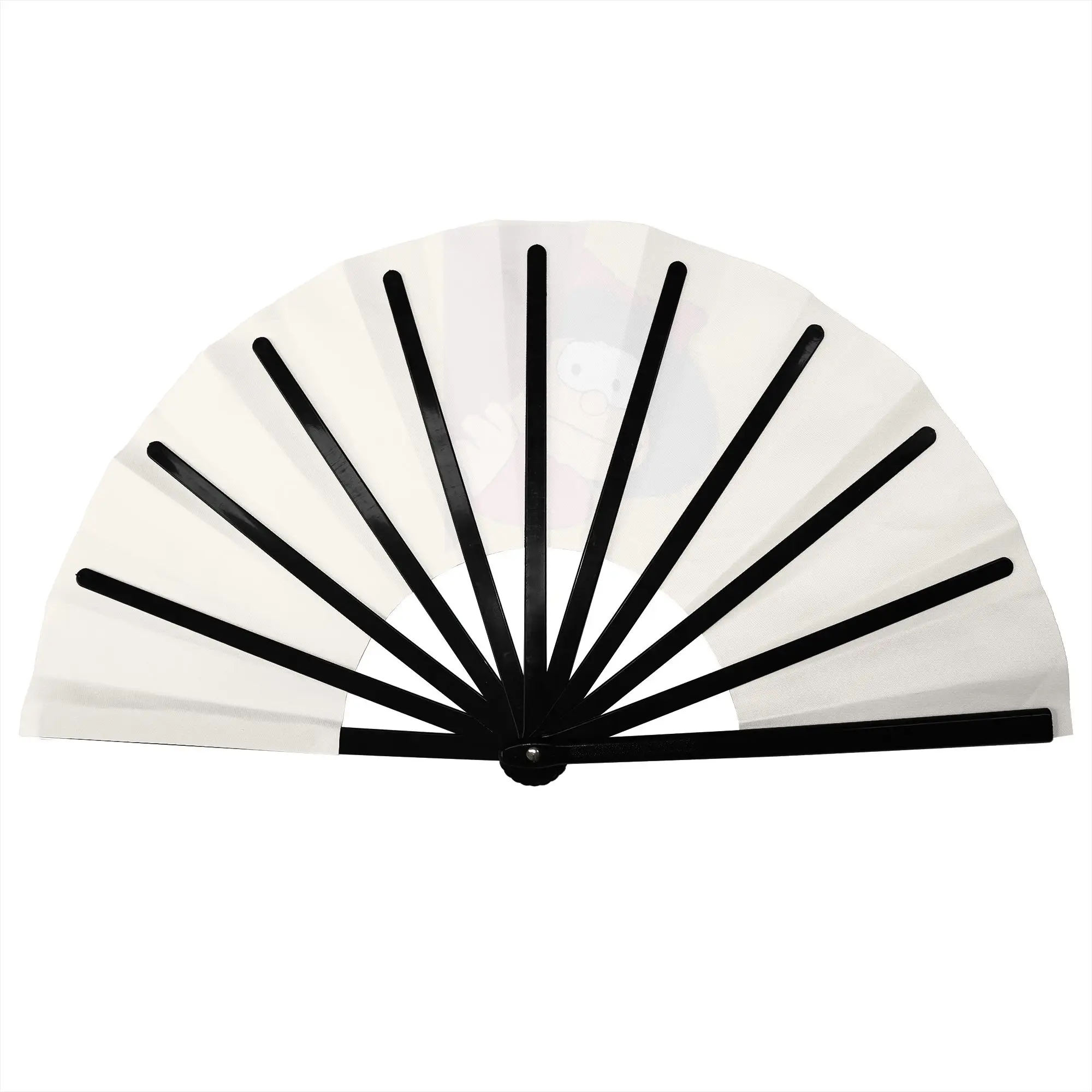Mafalda Is Peeking Folding Hand Fan Custom Quino Comic Cartoon Polyester Fabric Fan Funny Summer Accessory Decorative Fans