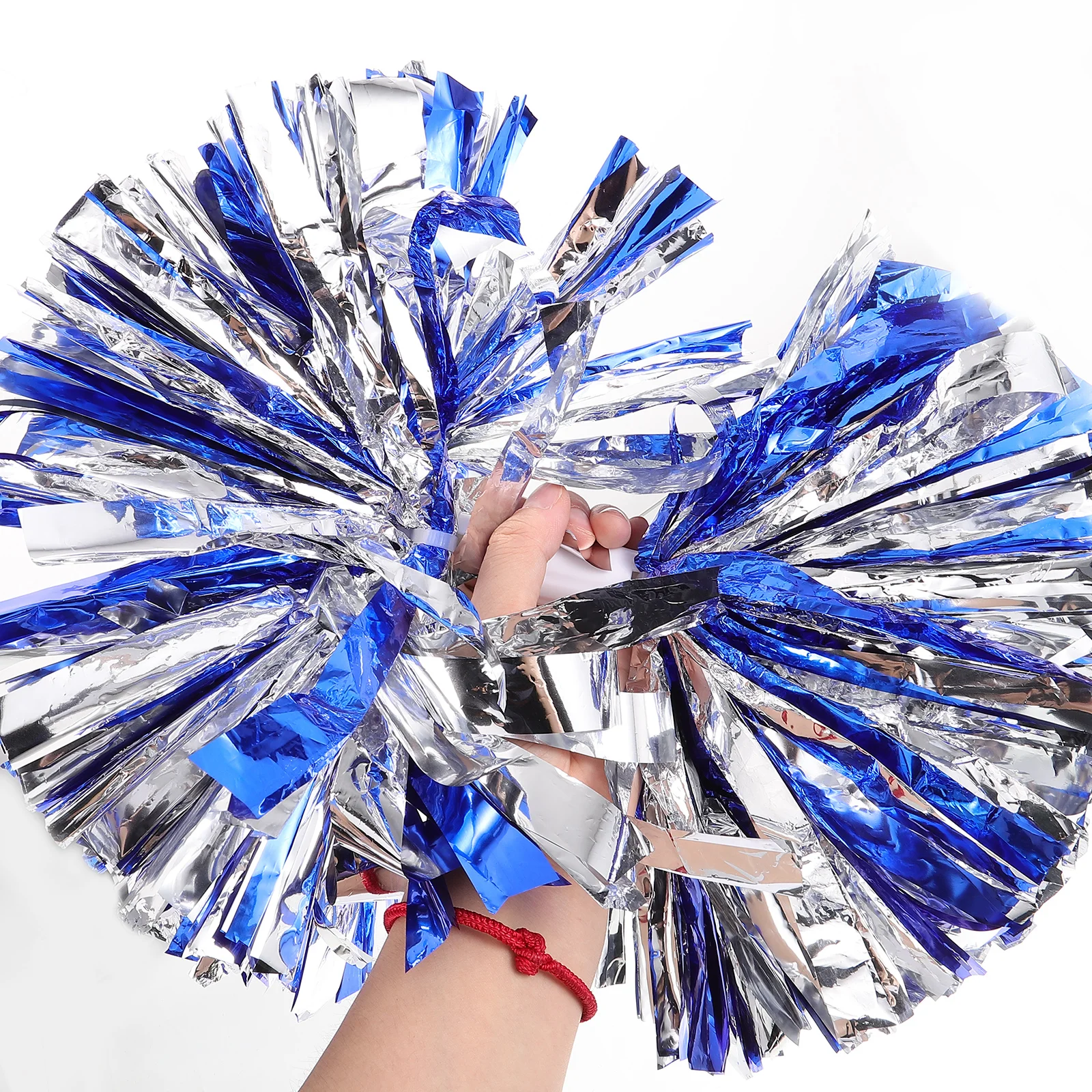 

Cheering Pompoms Colorful Handheld Flowers Medium Handle Pink Gold Mix PE Material Reusable Gymnastics Dance Events Supplies