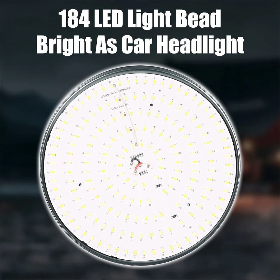 18000 MAH LED Camping Lamp Rechargeable High-power Dual-mode Strong Light Emergency Light Portable Waterproof Hanging Tent Torch