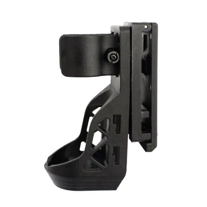 Lanterna Tactical Coldre com Lever Side Lock System, Geral Conjunto de Tocha, 360 ° Rotating Plastic, Quick Unplug, Novo
