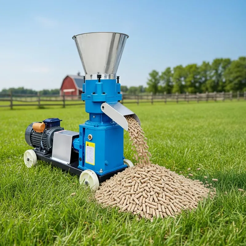 

【Factory Price】High Productivity Iron Poultry Feed Pellet Machine Factory Price Automatic Chicken Feed Making Machine For Livest