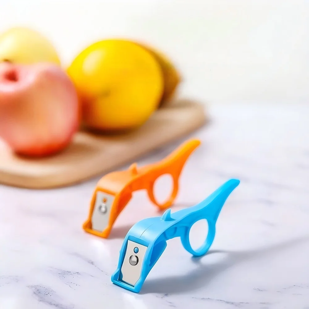 Portable Multi-Function Fruit Peeler Compact Household Peeling Tool for Apples Oranges Quick Thin Skin Removal Kitchen Gadget