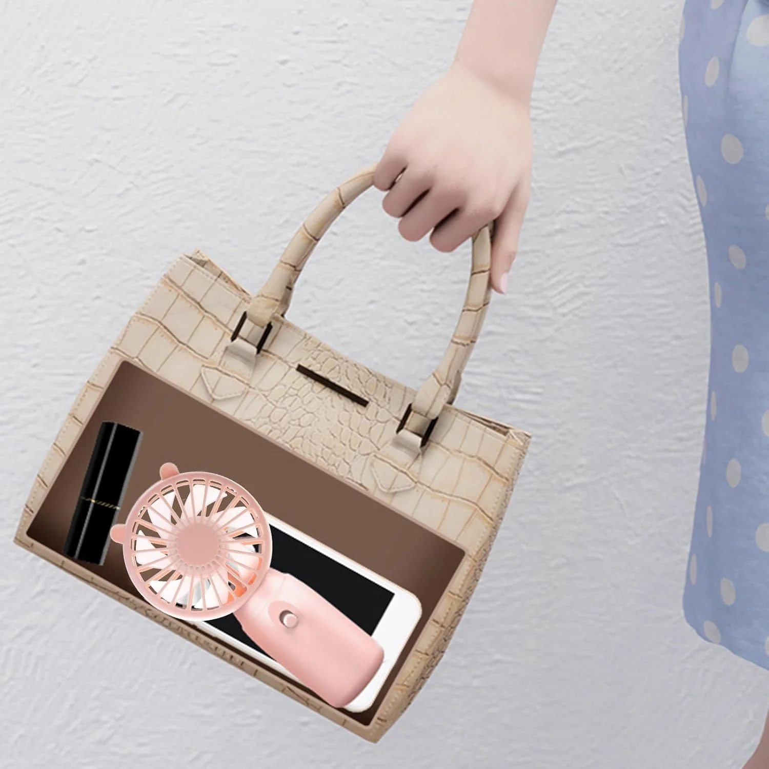 Небольшой персональный вентилятор Портативный вентилятор Карманные вентиляторы с батарейками типа АА (батарейки в комплект не входят) Вентилятор с батареей типа АА Маленький портативный вентилятор