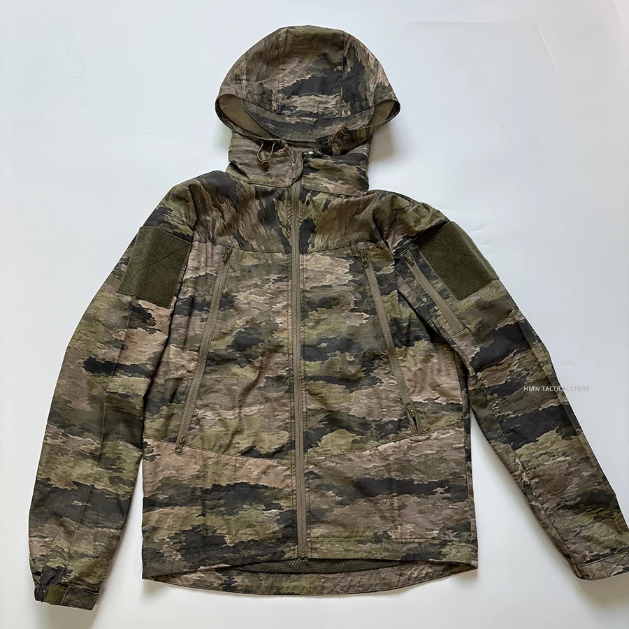 New Hunting Tactical Jacket Russian  Atix Tiger Spot Camouflage Autumn Outdoor Windbreaker Jacket Elastic Speed Drying Neck