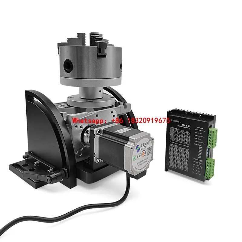 Cyclmotion H-precision welding rotary fixture with speed-controlled and rotating head (FD model) for Argon Arc Welding