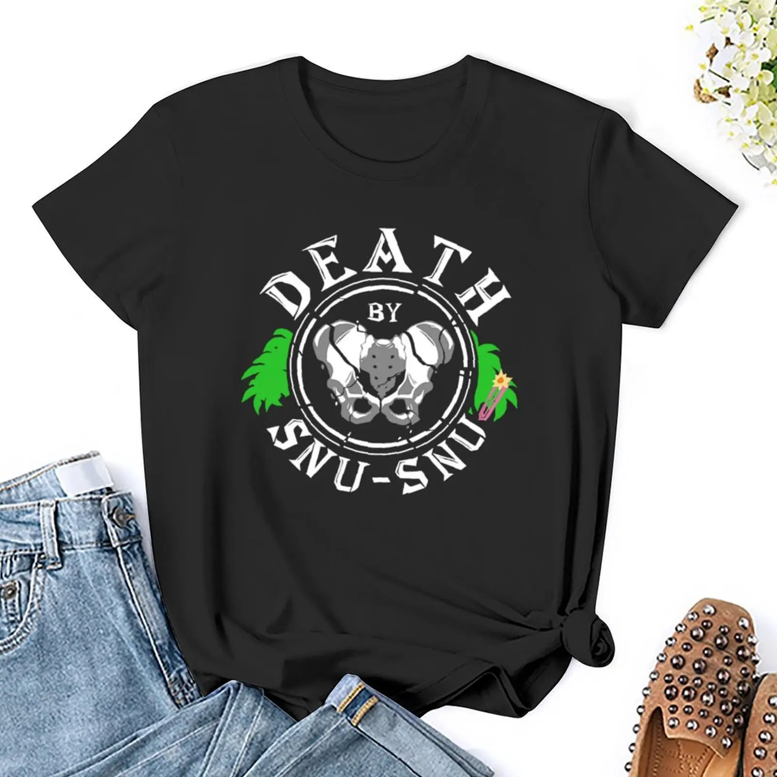 Death by Snu-Snu T-Shirt animal print shirt for girls cute tops Women clothing