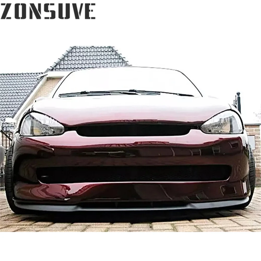 استخدام لأوبل كورسا B الفاصل الجبهة حافة مصد السيارة المفسد الجناح طقم الجسم قطع غيار السيارات ملحق 3 قطعة العالمي #1