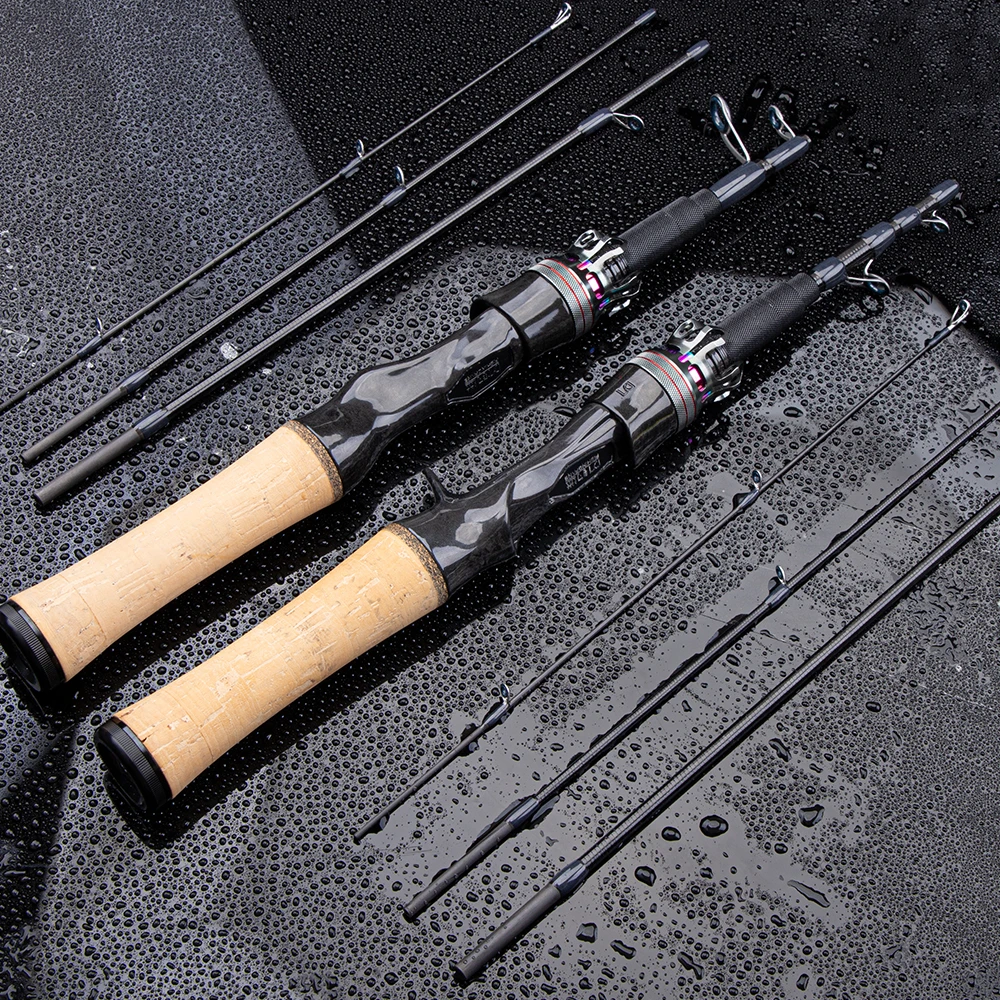 FISHINGFANS caña telescópica fibra carbono guía Fuji para pescar - imagen 3