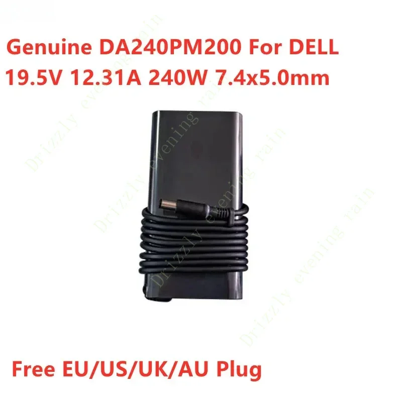 Genuine da240pm200 19.5v 12.31a 240W ha240pm200 la240pm200 gan AC adapter for Dell Alienware laptop power supply charger