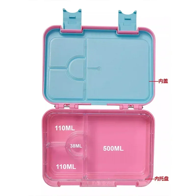 Genuine Disney Australia Smiggle Mermaid Mickey Mouse Meal Box, Food Grade Lunch Box, Spring And Autumn Picnic Lunch Box Gift