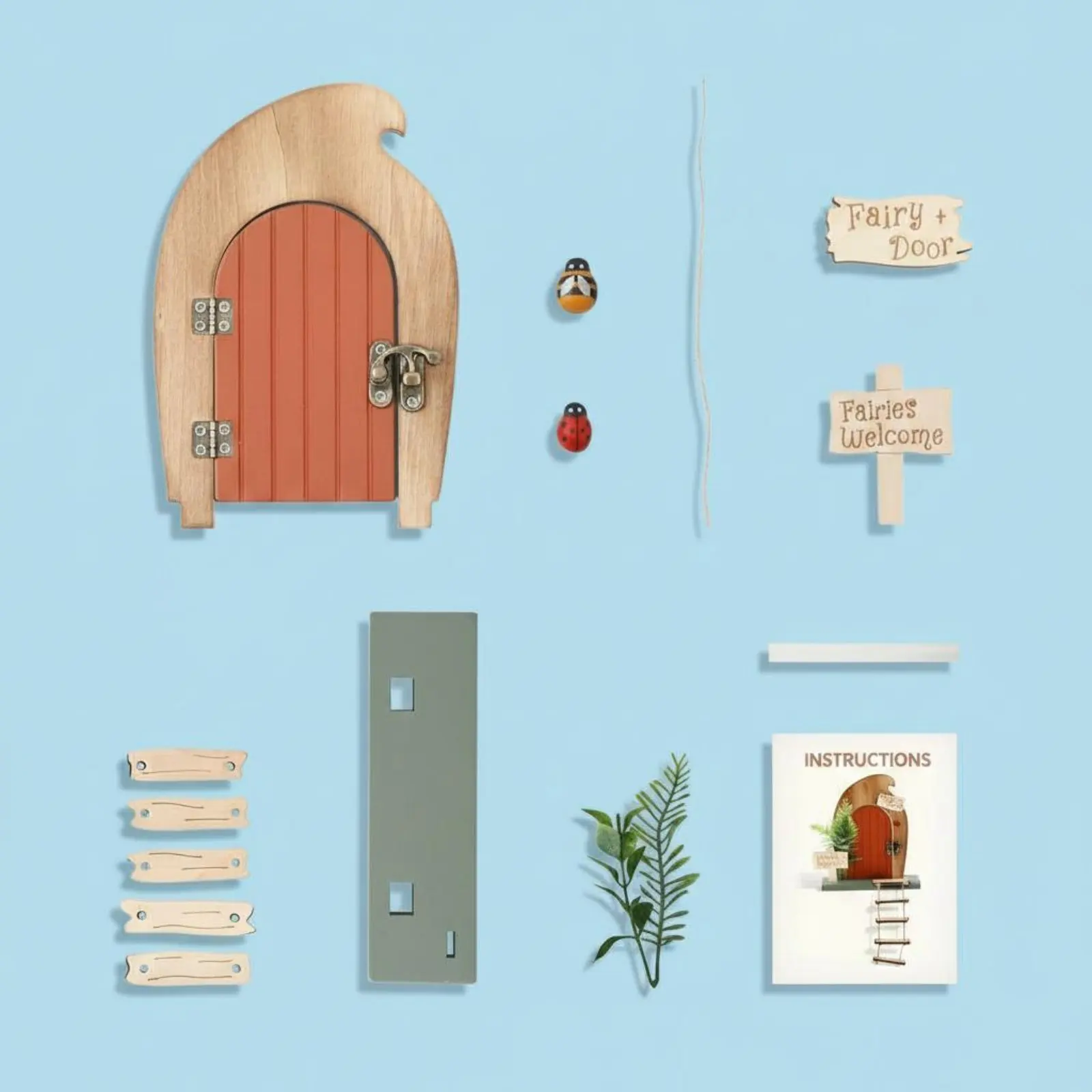 

Wooden Fairy Doors Whimsical Wooden Fairy Door Mini Garden Door Gift Idea for Children