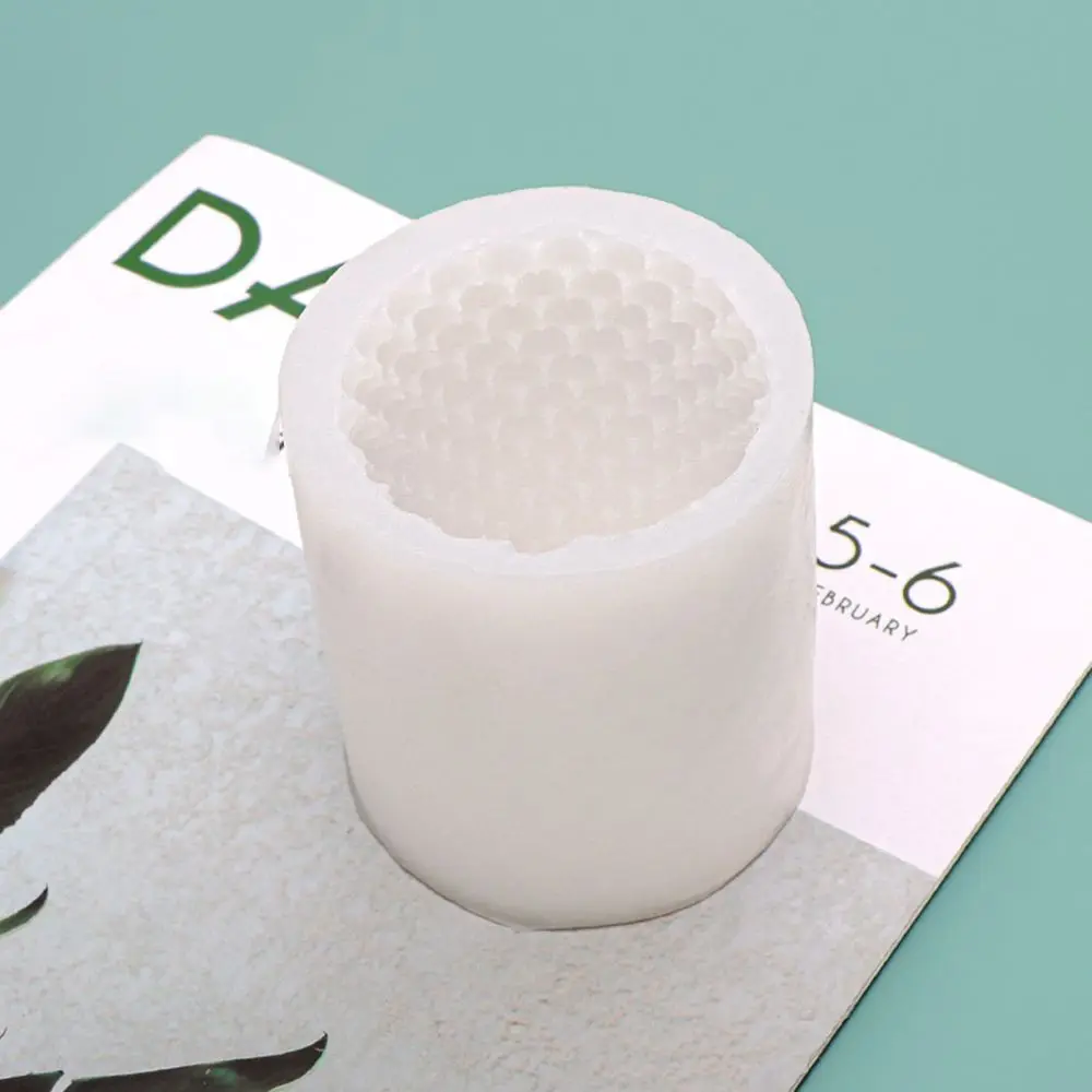 

DIY Craft Clay Tools Silicone Cylinder Candle Mold Cake Resin Molds Candle Mould 3D Art Wax Mold