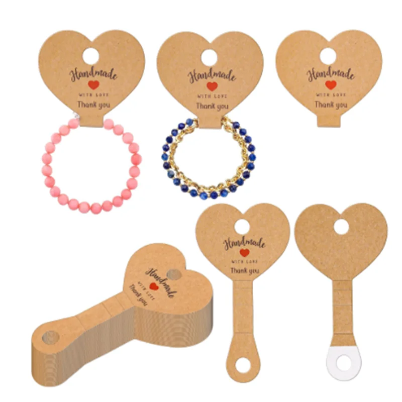 

Vintage Cowhide Paper Earring Card Necklace Card Jewelry Earring Display Card in Stock