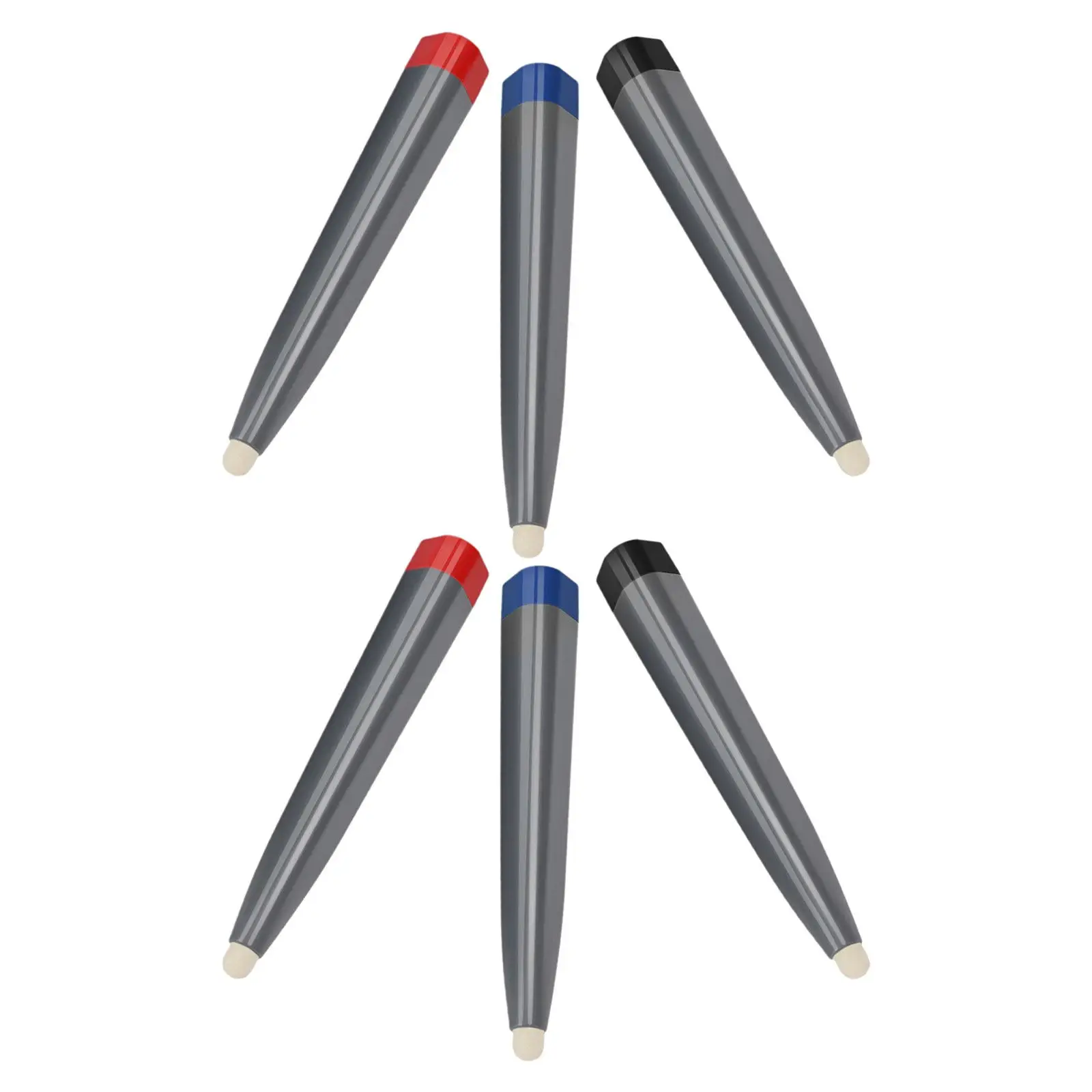 6Pcs Whiteboard Pen Electronic Stylus Soft Tip Passive Stylus for Interactive Board Capacitive Panel Digital Teaching Tool