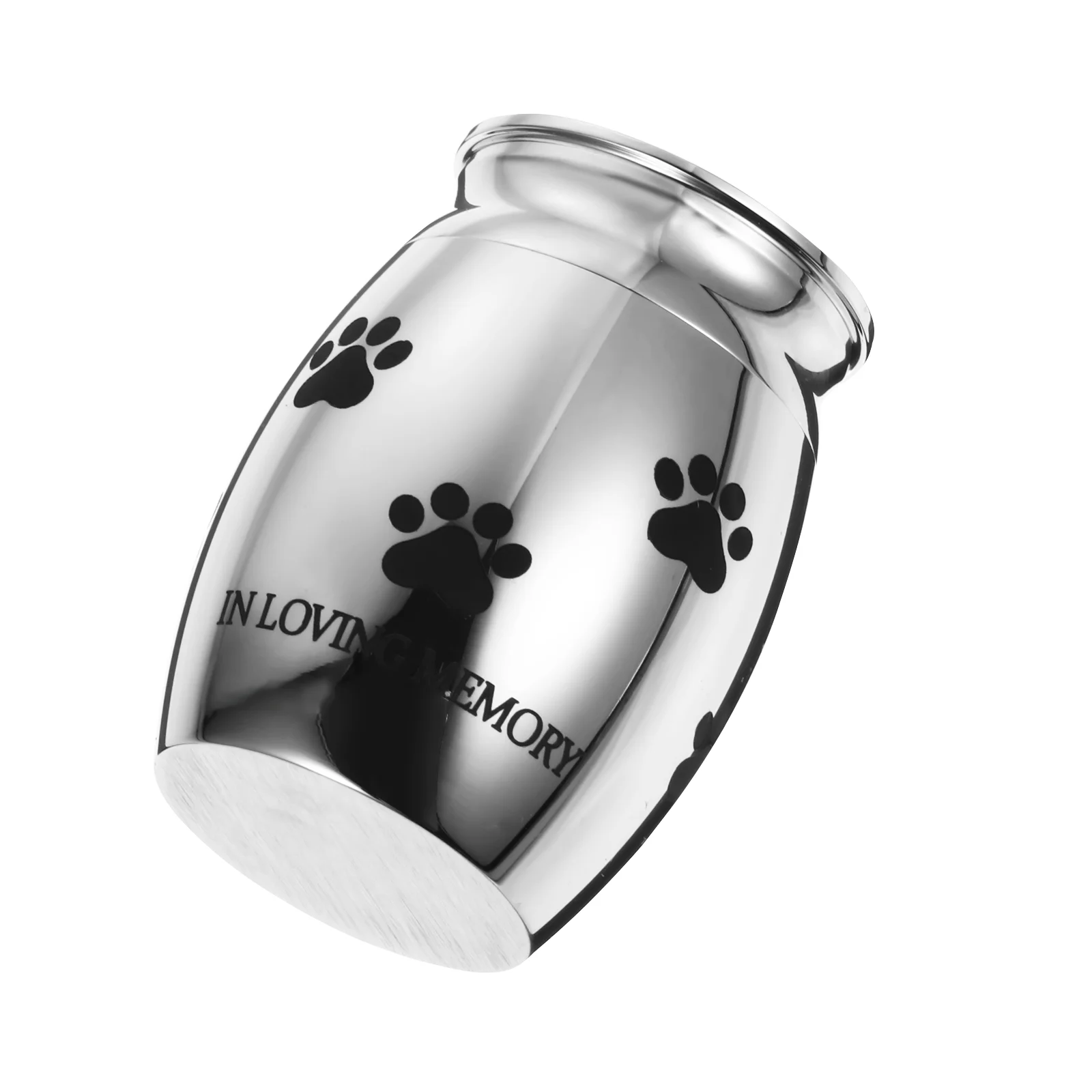 Commemorate Pet Urn Memorial Gifts Stainless Steel Cremation Dog Cinerary Casket