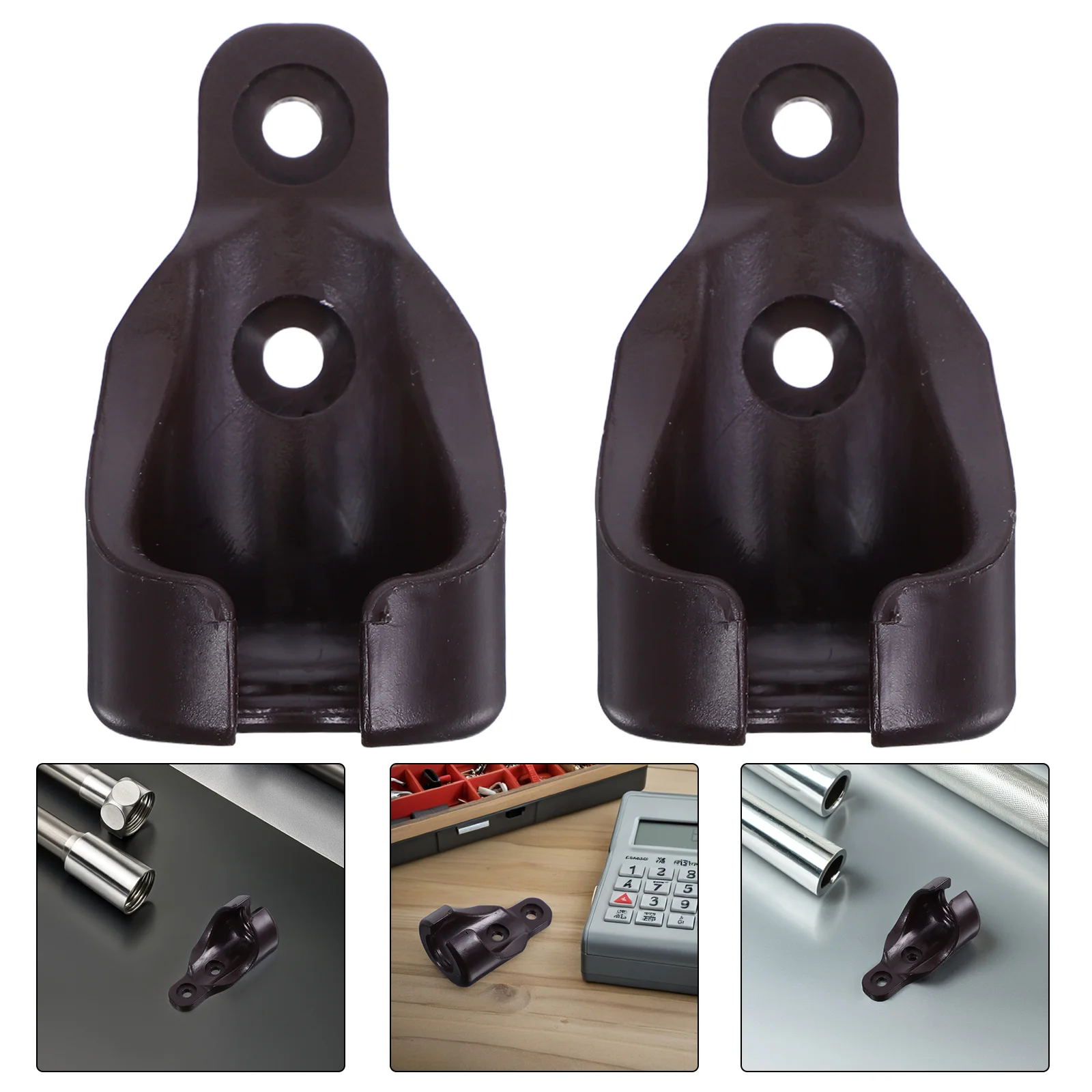 

2pcs Roller Blind Brackets Heavy Duty Replacement Parts For Sunshade Adjustable Hardware Universal Fit Patio Balcony Deck Indoor