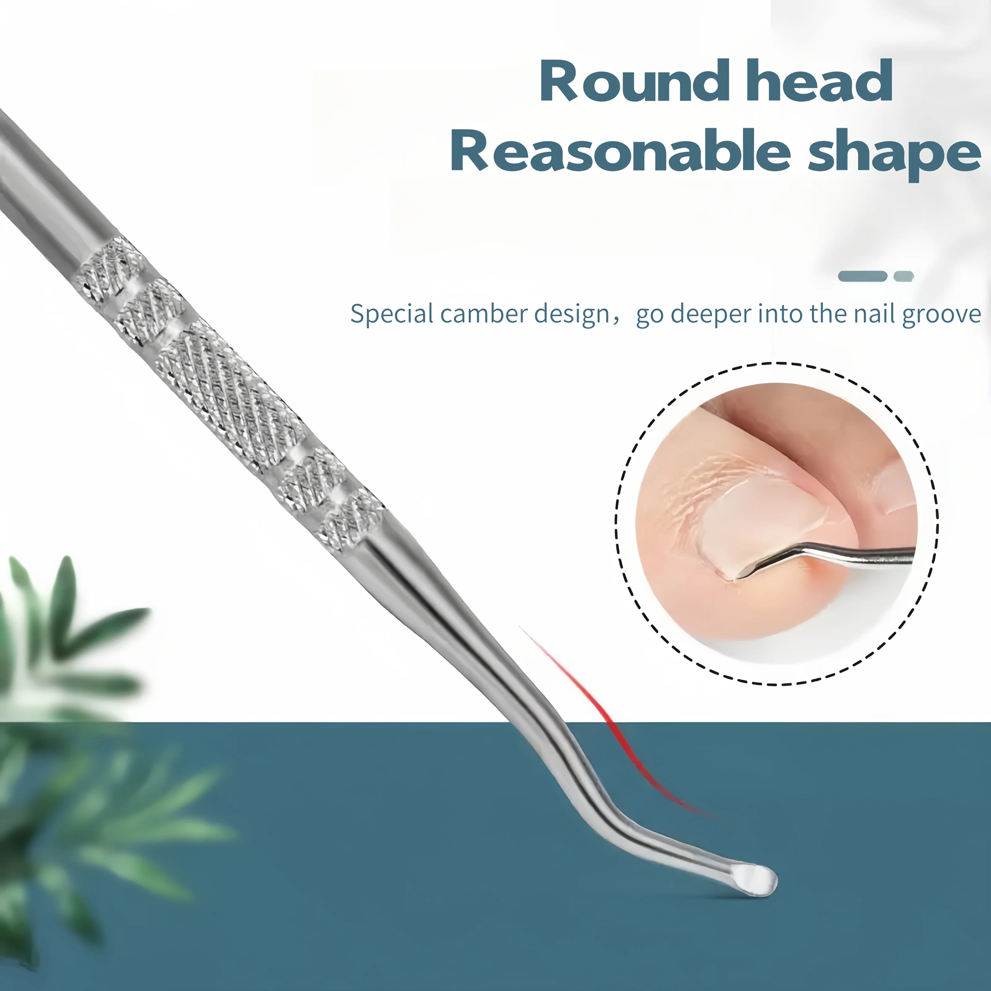 

3pcs Stainless SteelToe Nail Care Hook Ingrown Double Ended Ingrown Toe Correction Lifter File Manicure Pedicure Toenails Clean