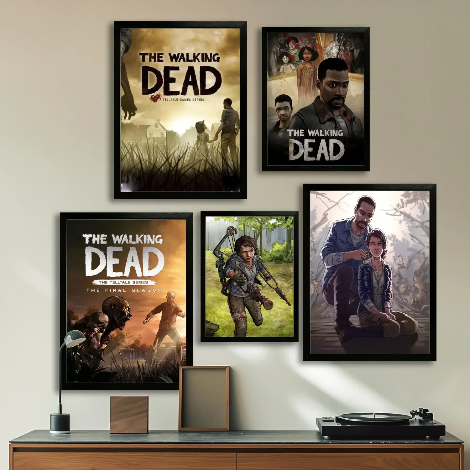 telltale the walking dead Canvas Art Poster, Wall Art Picture Print, Modern Family Bedroom Decor Posters,Decorative painting