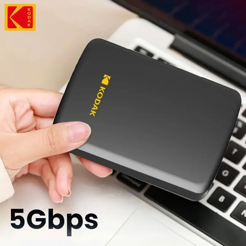 KODAK Portable External Hard Drive 5Gbps SATA HDD 500GB LED Hard Disk USB3.0 P150 External HD Compatible for Laptop Desktop Mac