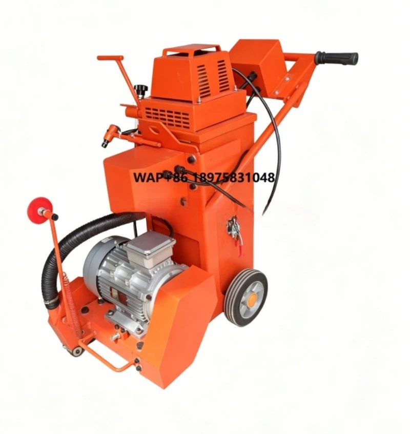 

Portable concrete floor grinder, adjustable speed floor polisher, concrete grinder with foldable handle