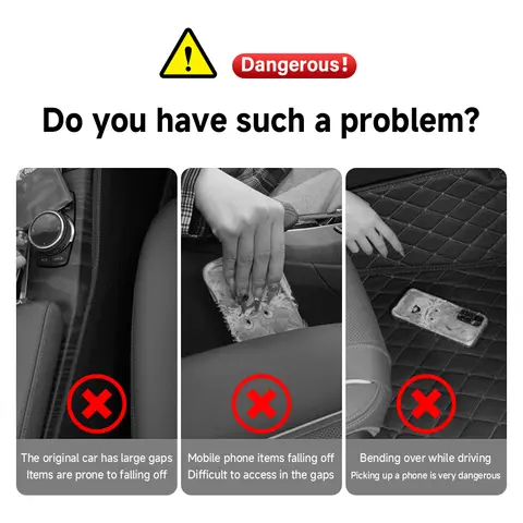 टोयोटा सिएना XL40 हाइब्रिड 2021 2022 2023 2024 2025 2026 के लिए 2 पीस यूनिवर्सल कार सीट लीक प्रूफ स्ट्रिप्स गैप साइड सीम फिलर 8 best sales टोयोटा सिएना 2024 - №3