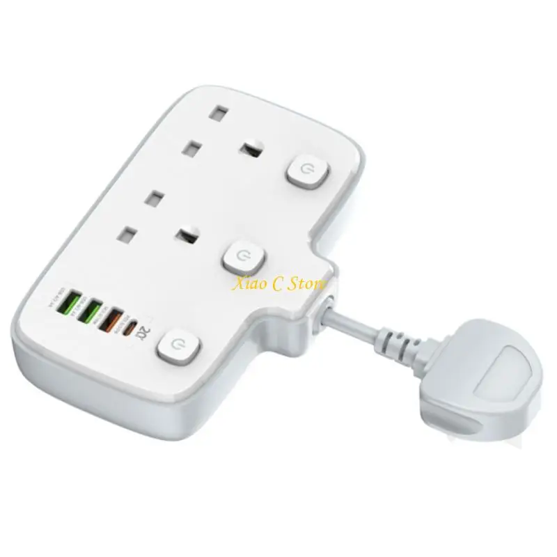 

Y1AE PD20W Power Strips with USB Port and Safety Features for Home and Office