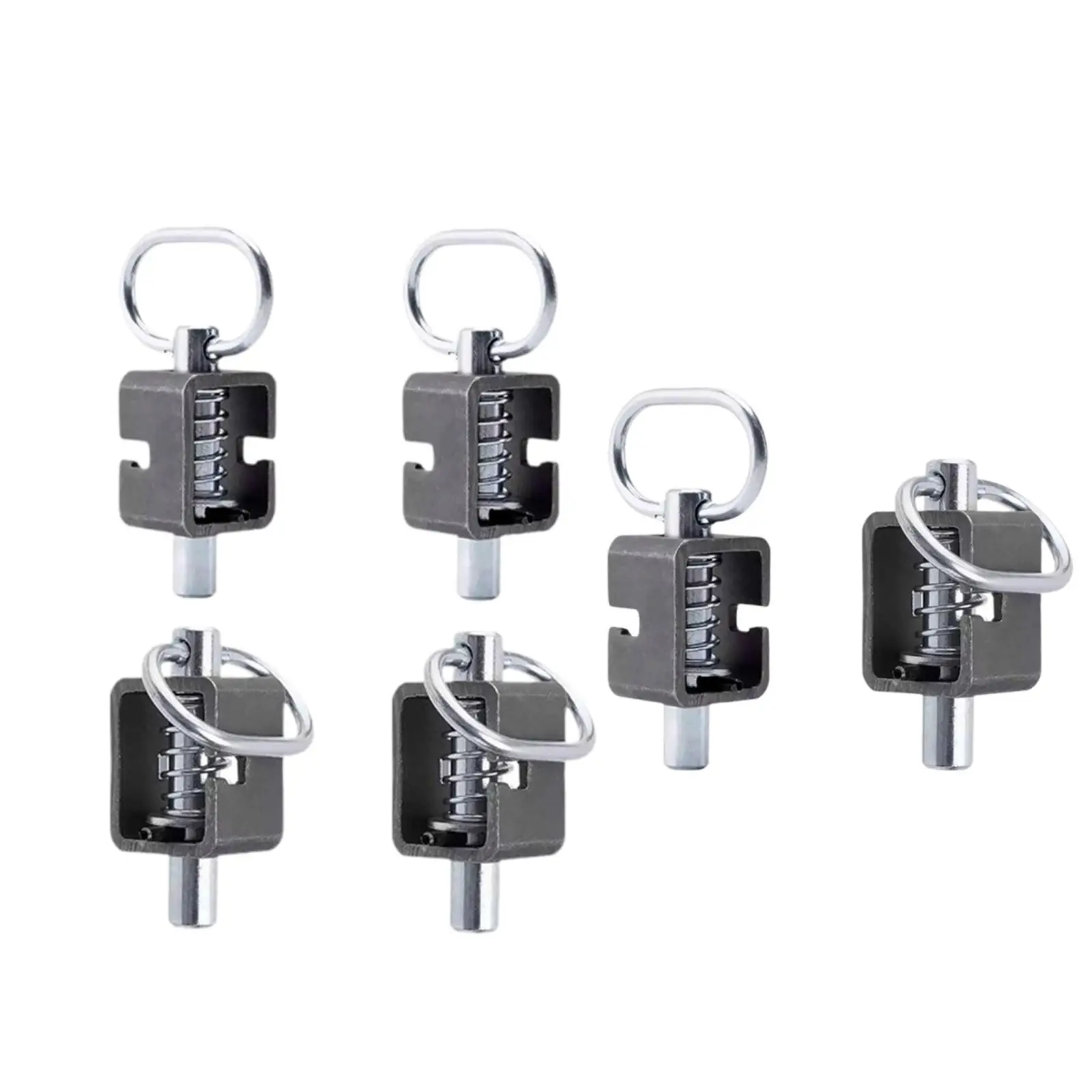 Weld on 5/8" Spring Latch Assembly Metal Sturdy Heavy Duty Multipurpose Protable Professional with Plain Tube Utility Gate Latch