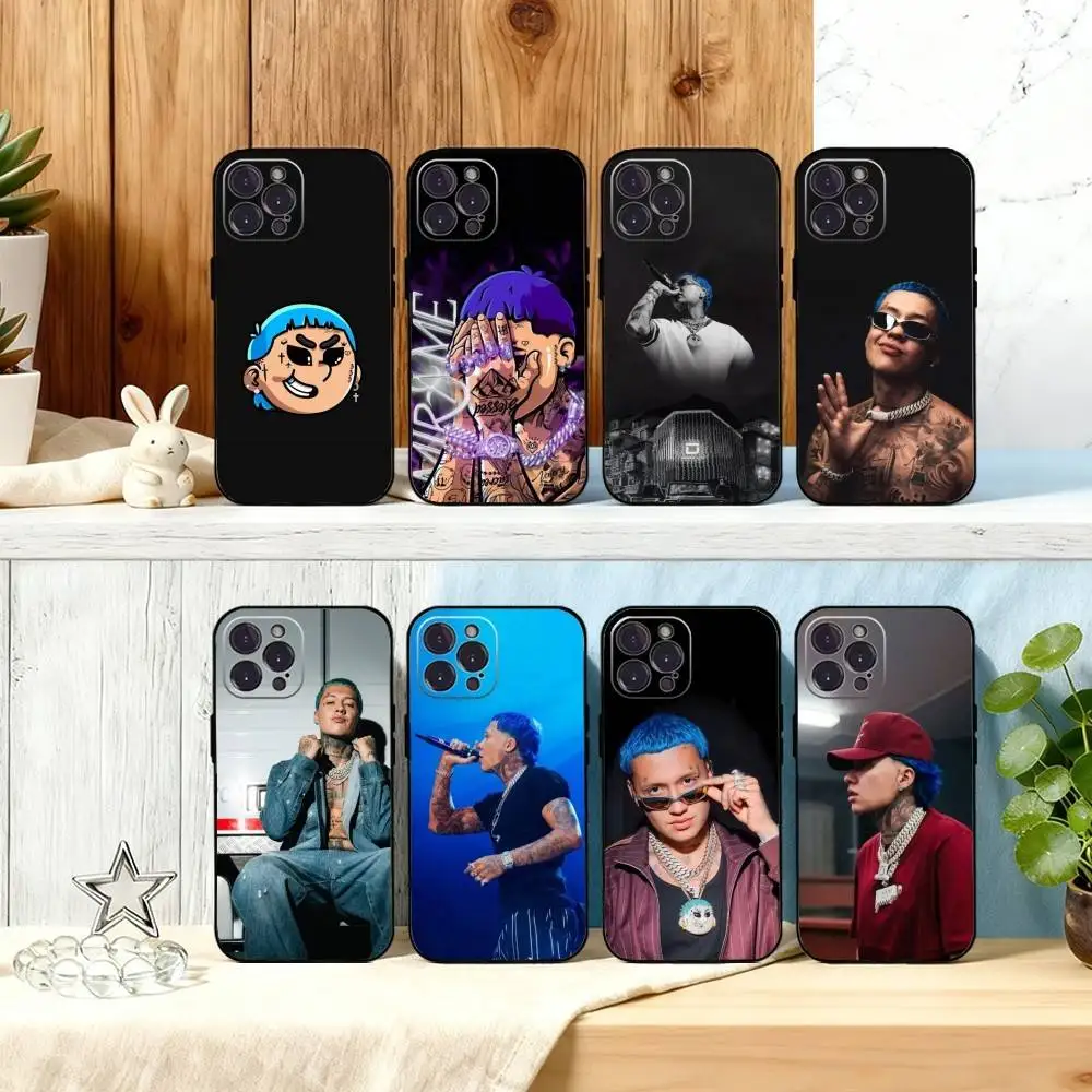 

Shining-Blessd C-Cantante Rapper Phone Case For iPhone17,16,15,14,13,12,Plus,Pro Max, 5G Others Soft Black Cover