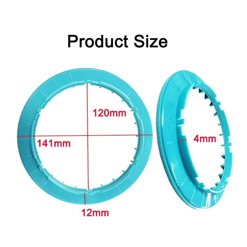 Original New Clean Ring For Purerobo W-R3S W-R1 Window Cleaning Robot , Glass Cleaning Robot Replacement Parts Blue Round Ring