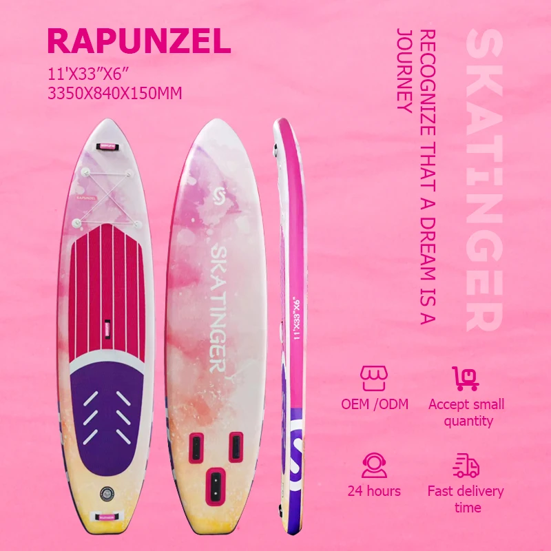 Skatinger dropshipping fast new design inflatable 11' stand up paddle board sup board daska za surfanje surfboard