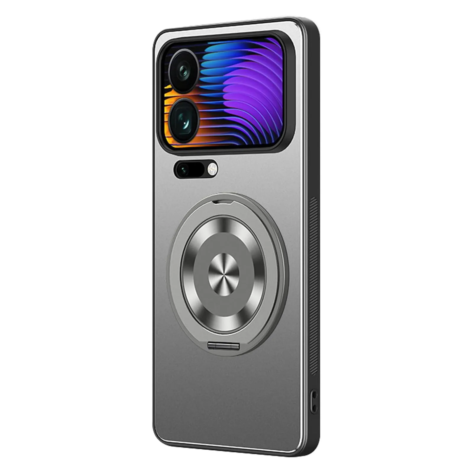 

Hard PC Case for Xiaomi 17 Pro Max/17 Pro/17 - 360° Rotatable Kickstand, Camera Guard, Slim Design