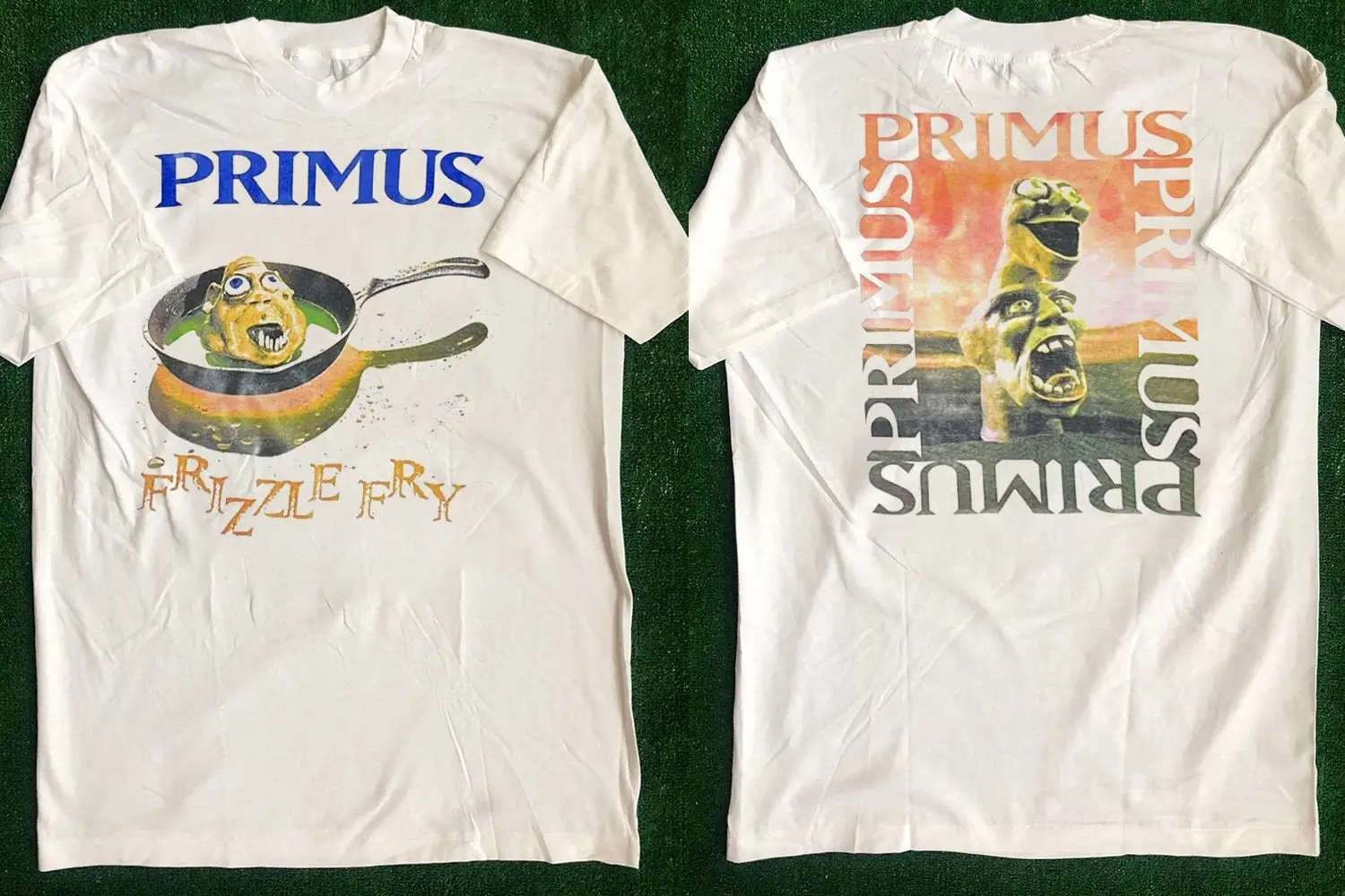 Primus 'frizzle fry' 1990 tour t-shirt primus 1990