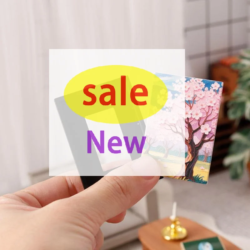 

//3Pcs new Dollhouse Miniature Picture Frame Mural 1:12 Scale Mini Craft Picture Playing House Ornament Kids Toys